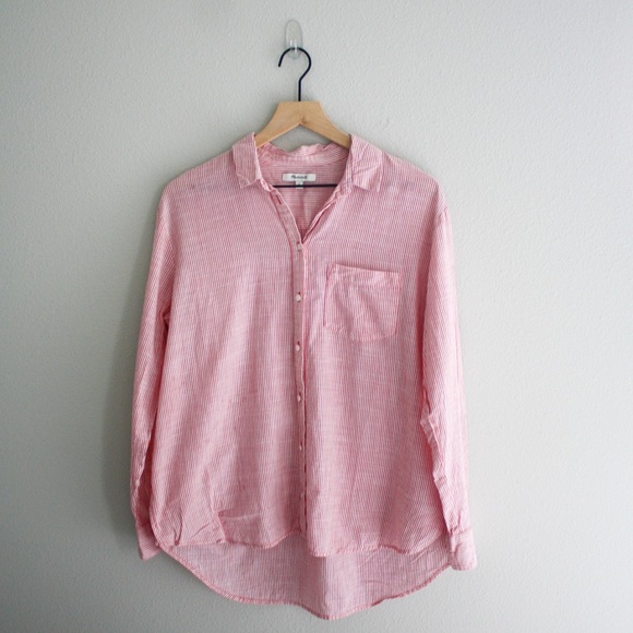 Madewell Tops - Madewell Striped Button Up